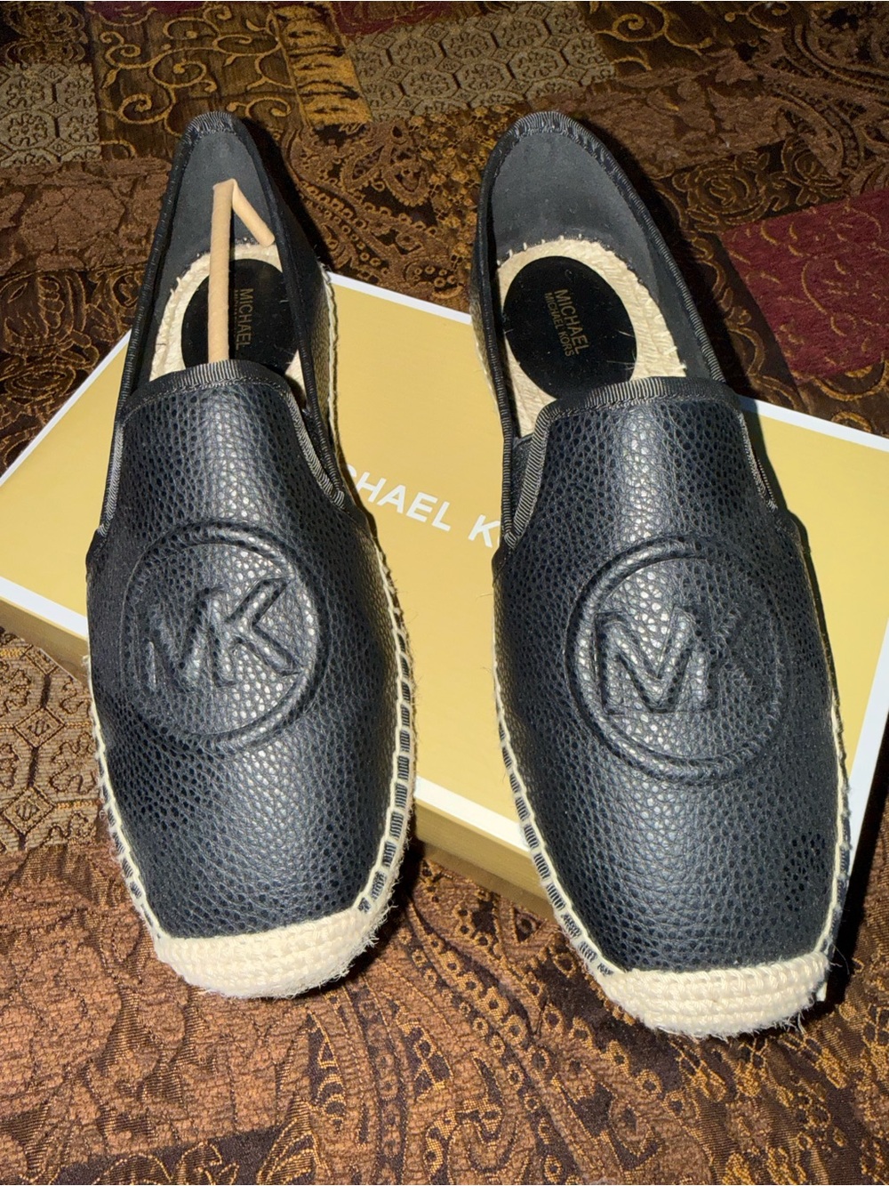 Michael Kors Hastings Espadrille - BLACK - NWOT.. Box Fresh - Priced to sell